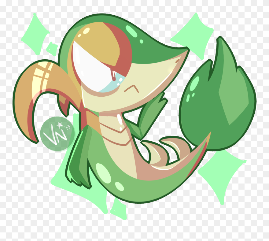 Transparent Sassy Clip Art - Snivy - Png Download