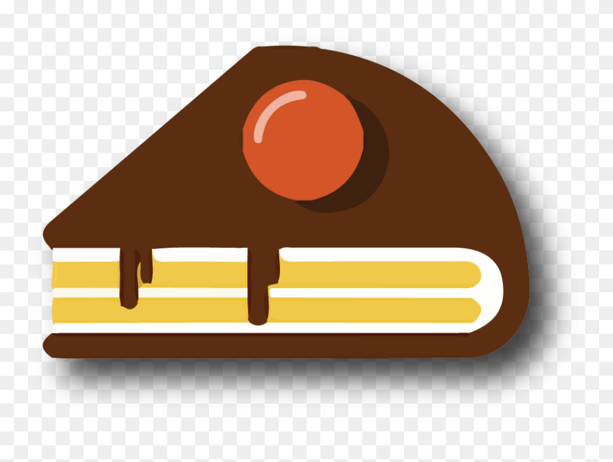 Transparent Eating Healthy Foods Clipart - Chocolate Cake - Png Download