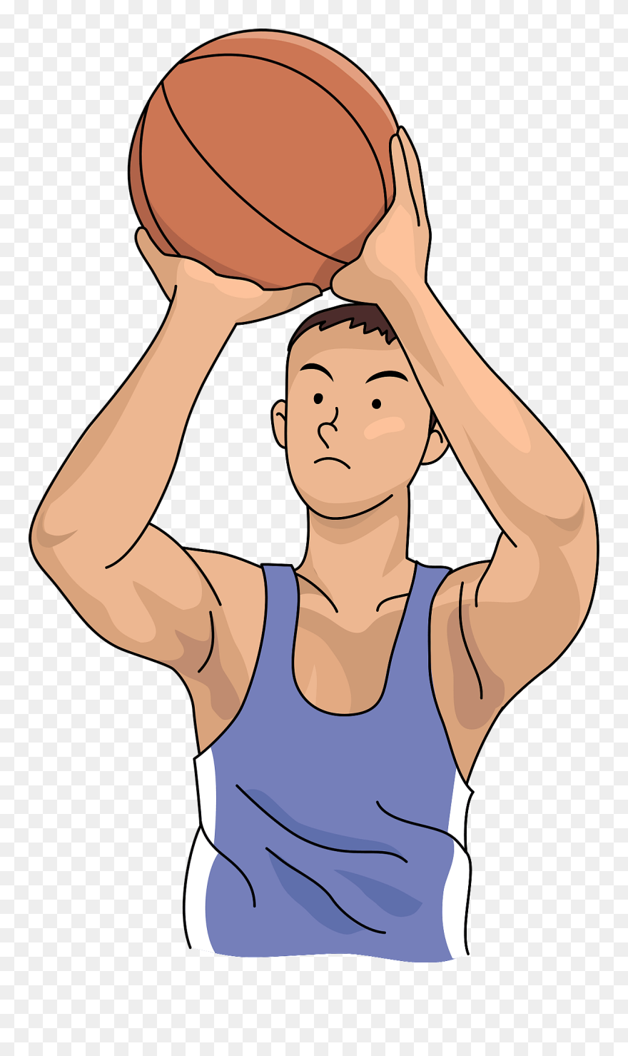 Shoot Basketball Clipart