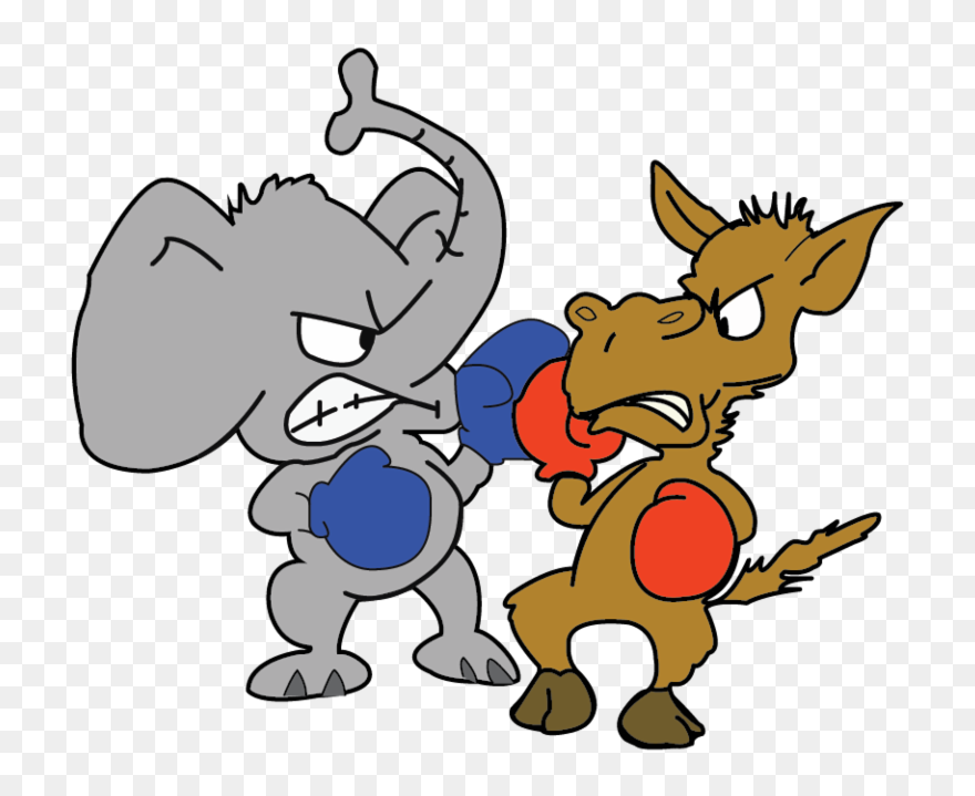 United States Of America Republican Party Democratic - Political Party Clip Art - Png Download