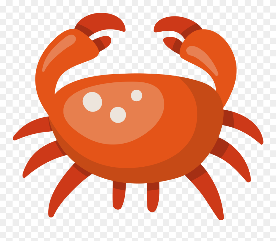 Transparent Crab Clip Art - Crab Png Clipart