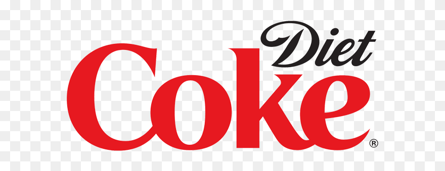 Fizzy Drinks Coca-cola Diet Coke Logo - Diet Coke Logo White Clipart