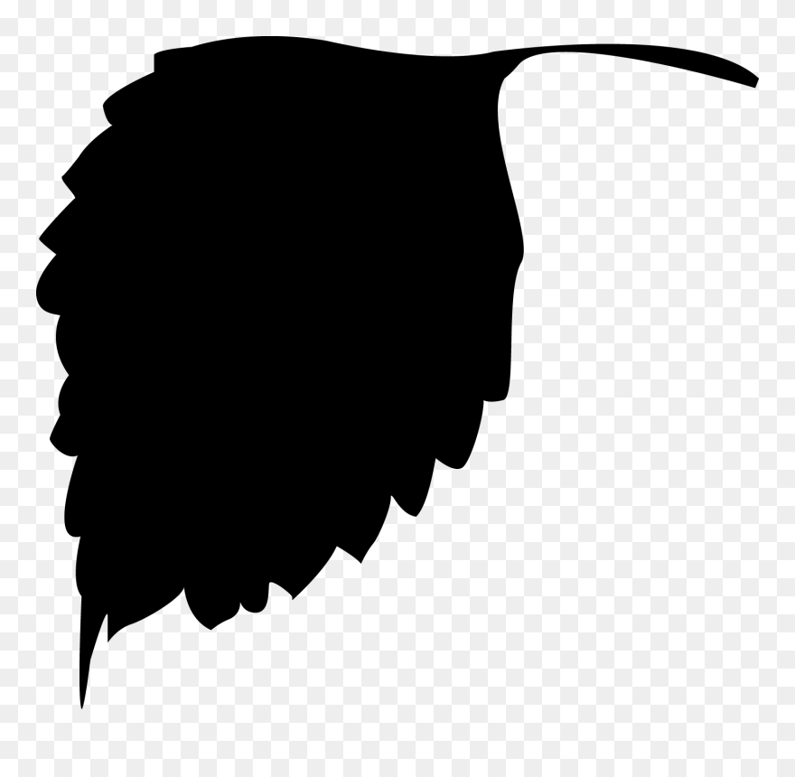 Leaf Silhouette Clip Art - Leaf Silhouette Png Transparent Png