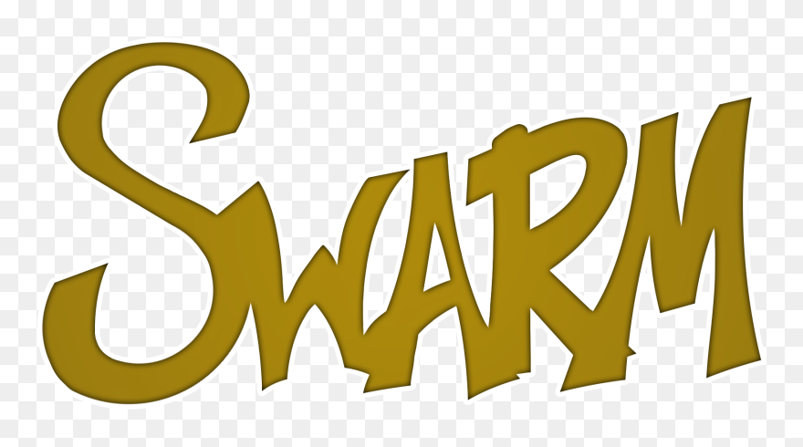 Swarm - Yellow Jacket Swarm Clipart - Png Download