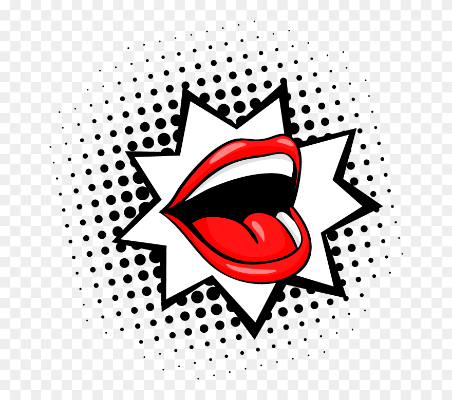 Intro - Circles For Comic Vector Clipart