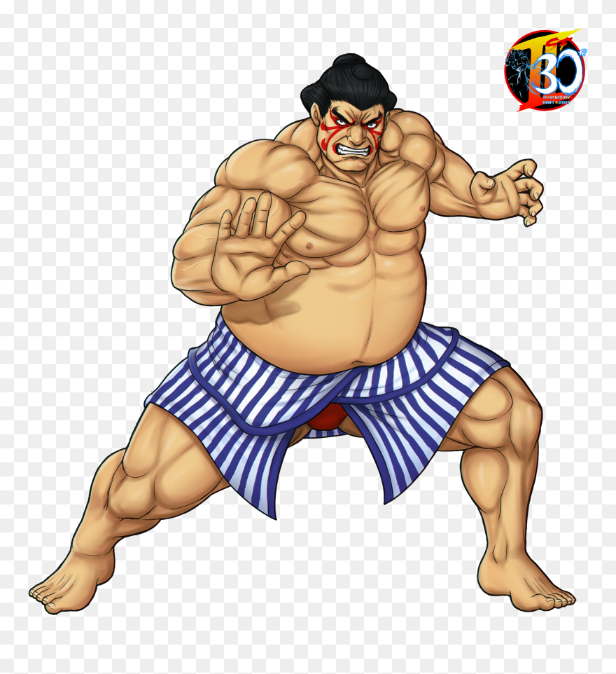 Our Street Fighter Th - E Honda Street Fighter Ii The World Warrior Clipart