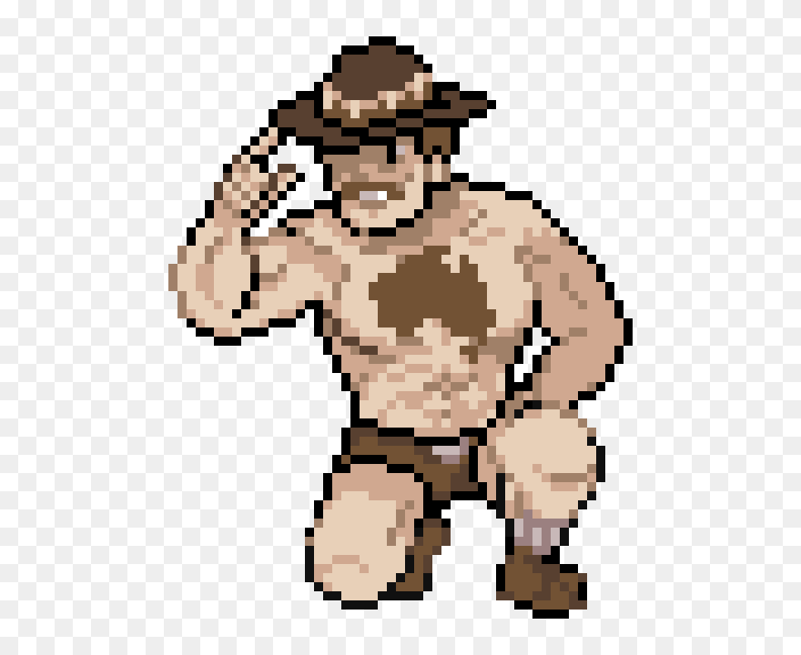 Saxton Hale Is A Member Of The Fochun Elite Four - Pokemon Clover Clipart