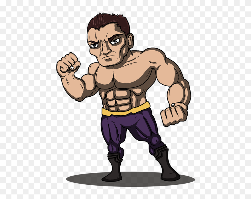 Body Builder Animated Png Clipart