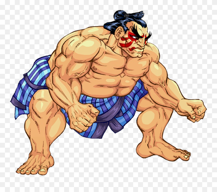 Street Fighter Clipart Honda - Sumo From Street Fighter - Png Download
