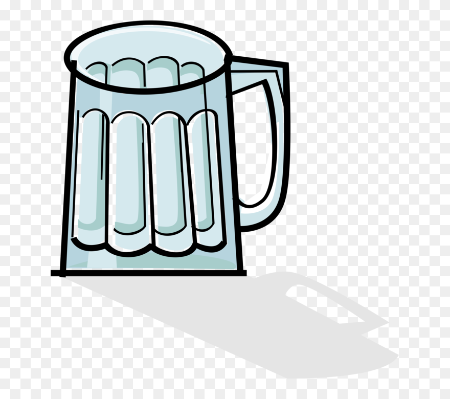 Transparent Beer Mug Clipart - Beer Glassware - Png Download
