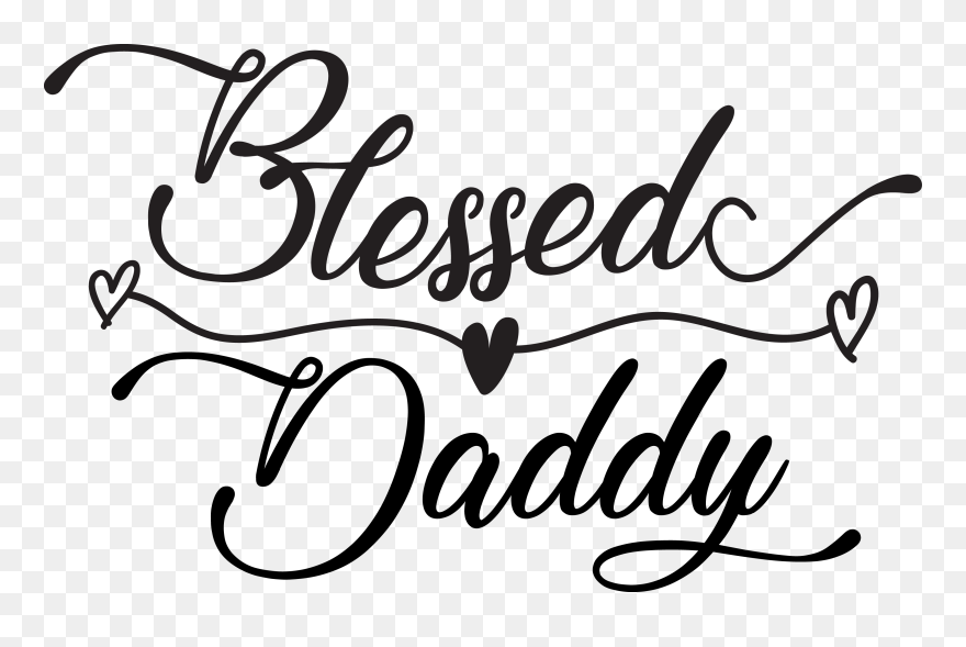 Blessed Dad Svg Clipart