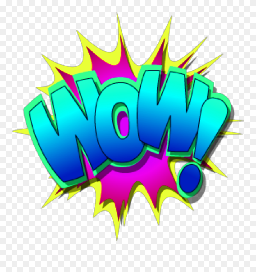 Wow Clipart Green - Wow Clipart Png Transparent Png
