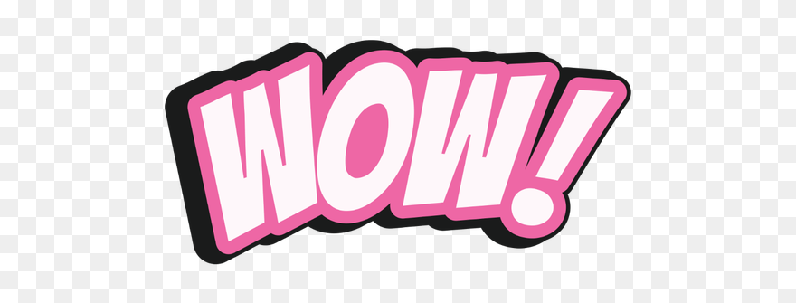 Png Stickers Wow Clipart