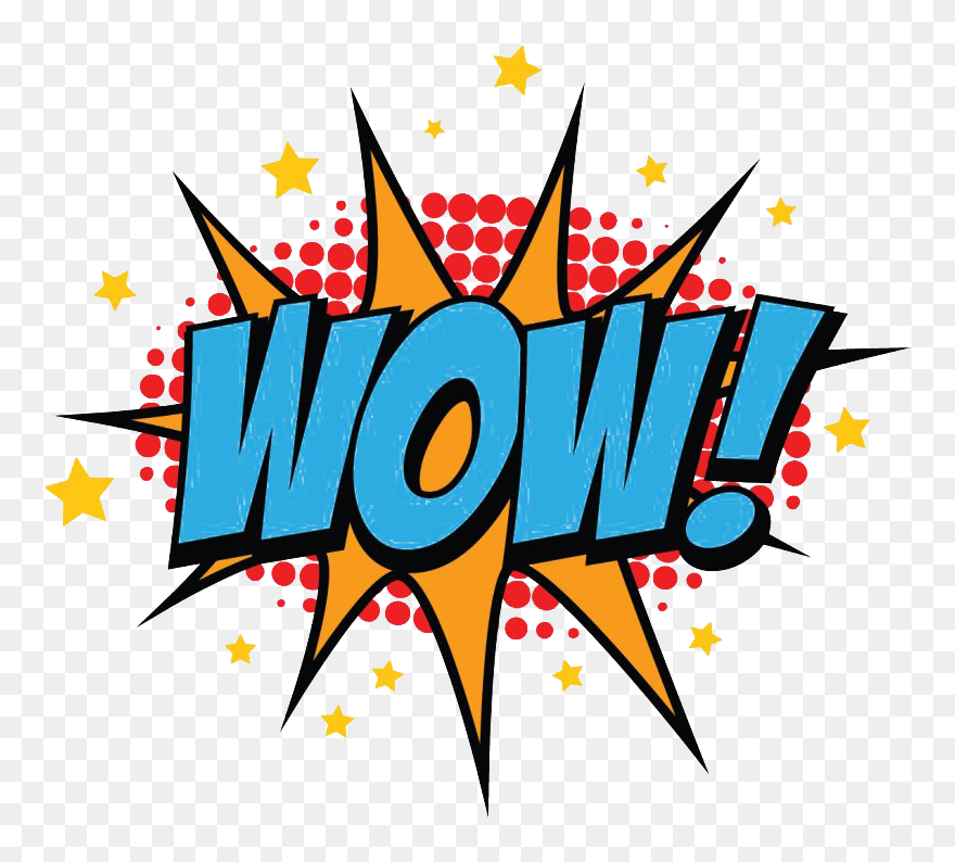 Cartoon Wow Png Image - Illustration Clipart