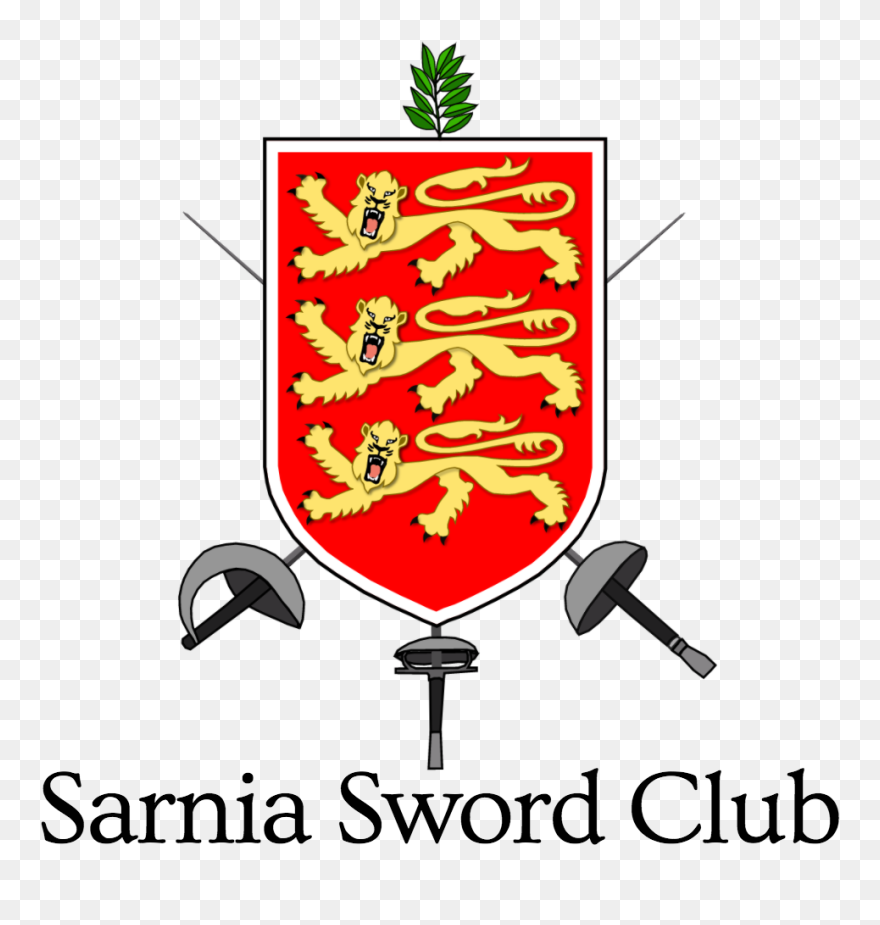 Crossed Sword Clipart - Png Download