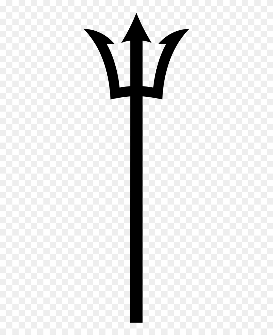 Trident Poseidon Logo Clipart