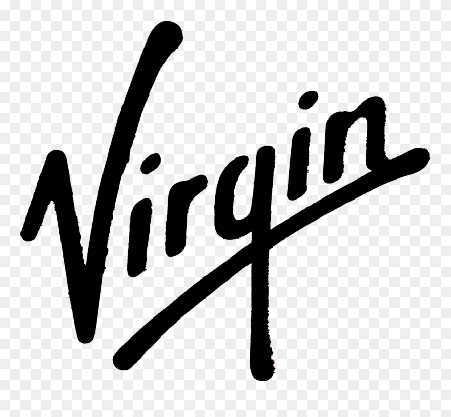 Virgin Logo Monochrome - Virgin Trademarks Clipart