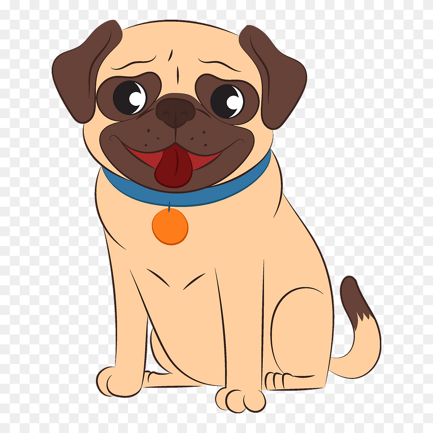 Pug Clipart - Pug - Png Download