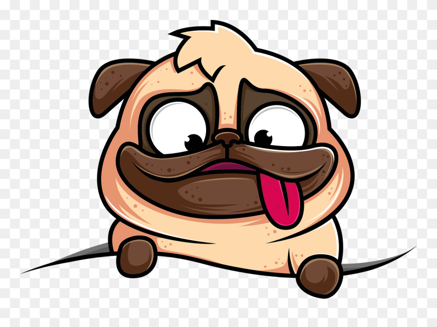 Pig The Pug Clipart - Png Download