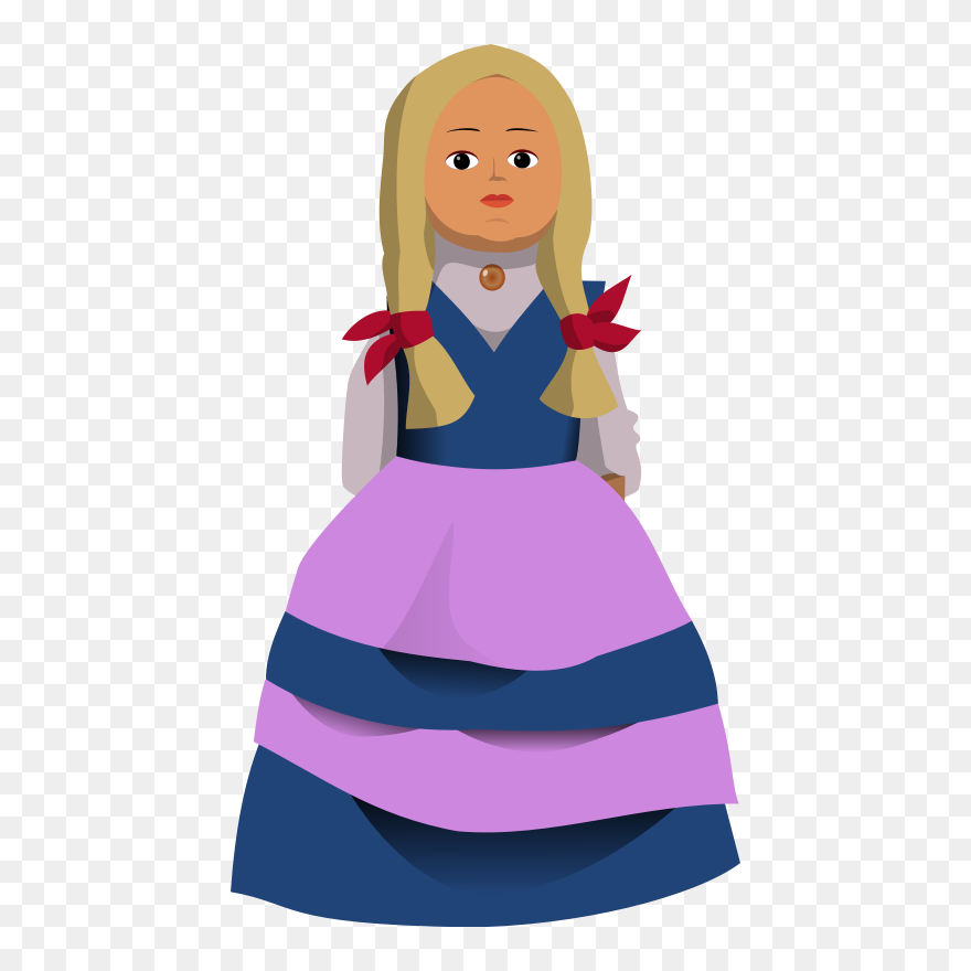 Free Toy Doll Clip Art - Oyuncak Bebek Çizim Resimleri - Png Download