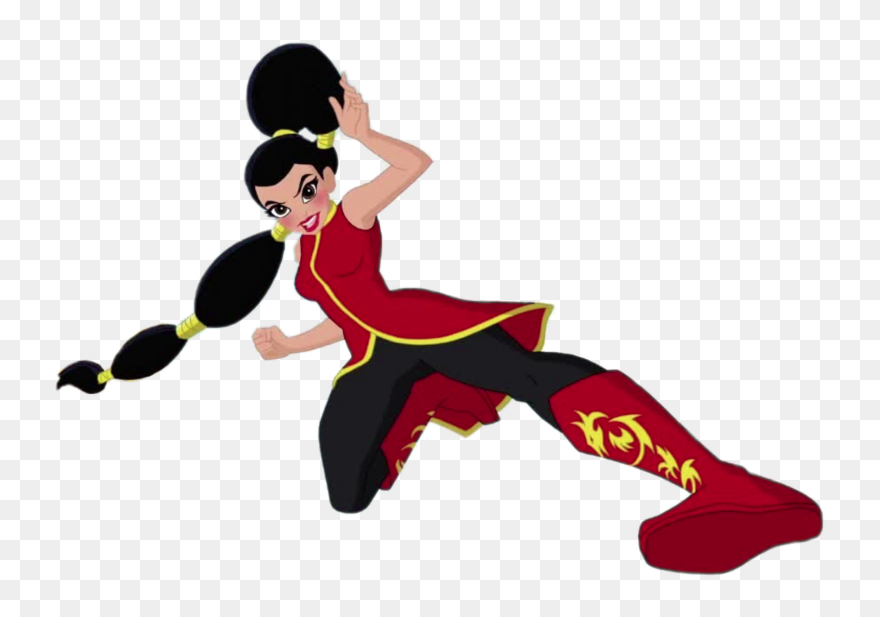 Dc Super Hero Girls Lady Shiva - Transparent Dc Superhero Girls Clipart