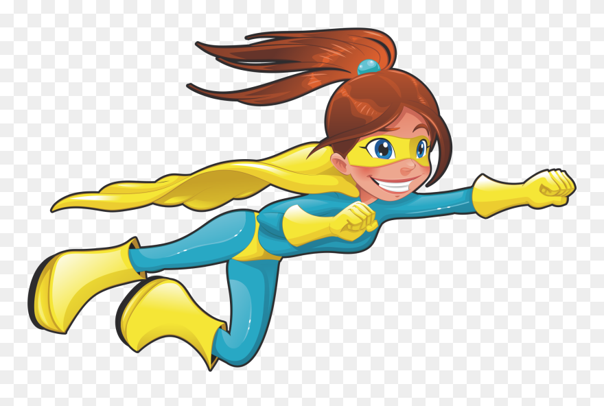 Flying Superhero Png - Clipart Flying Superhero Transparent Png
