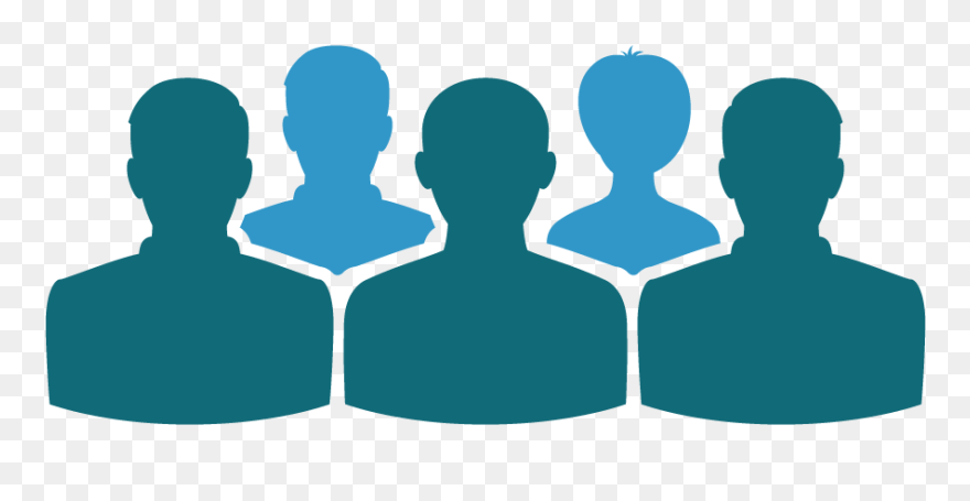 Audience Clip Art Blue Translarent - Png Download