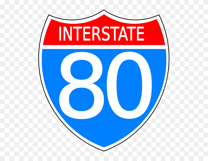 Interstate Highway Sign Png Clip Arts - Interstate Highway Sign Vector Transparent Png