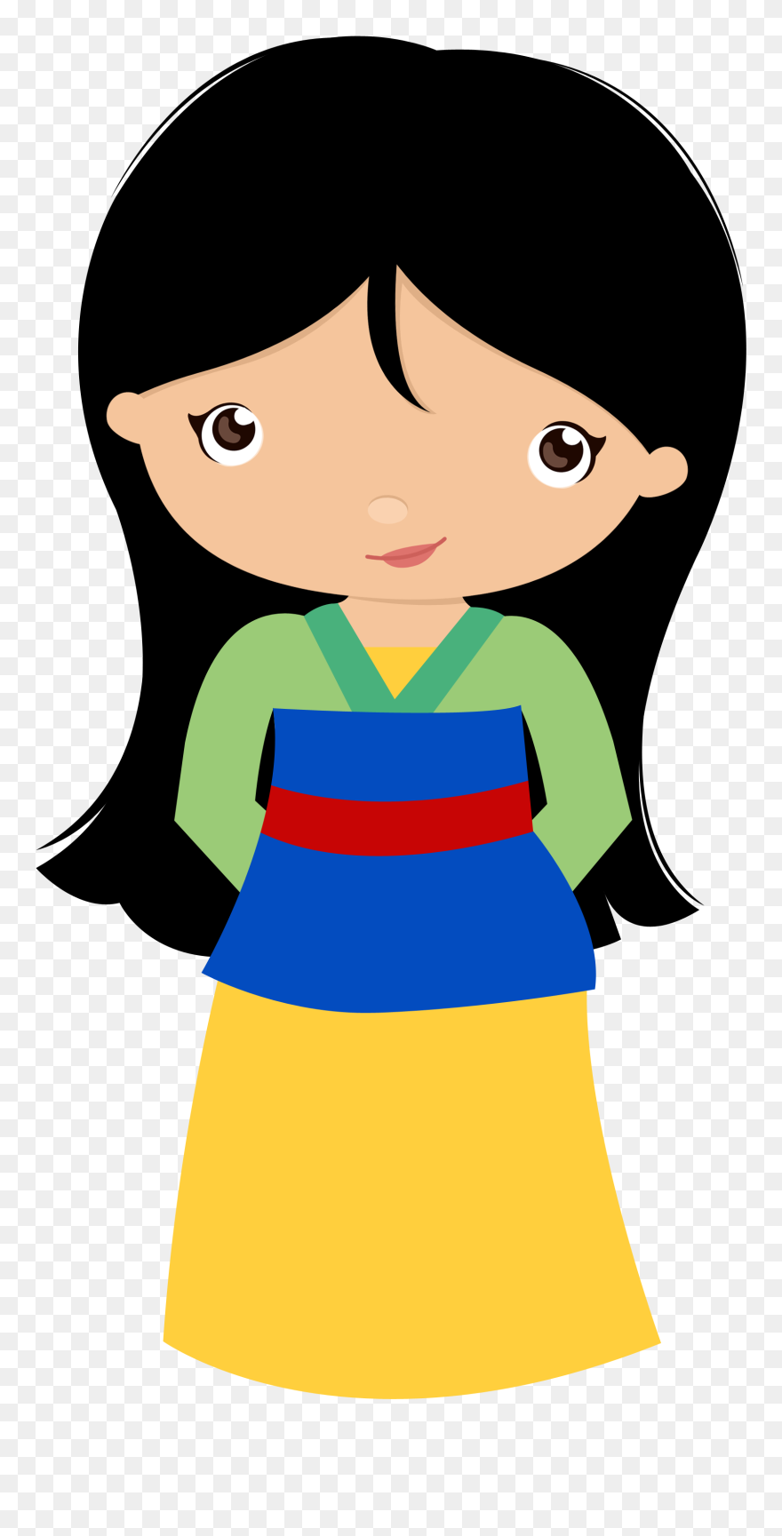 Mulan E Pocahontas Cat Clipart