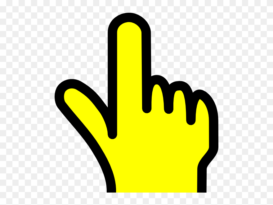 Transparent Finger Pointer Png - Pointing Finger Clipart