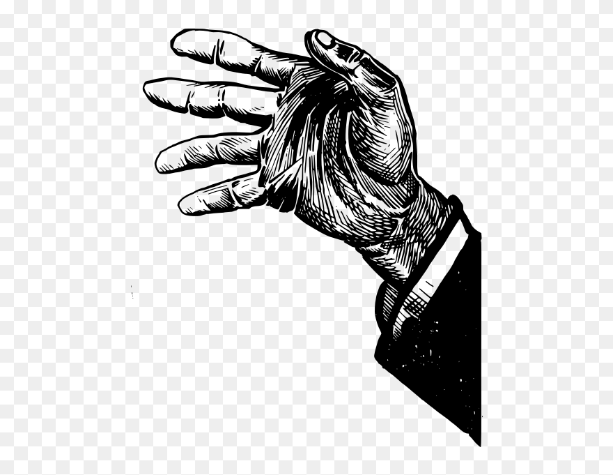 Grabby Hand Vector Graphics - Human Hand Vector Transparent Clipart