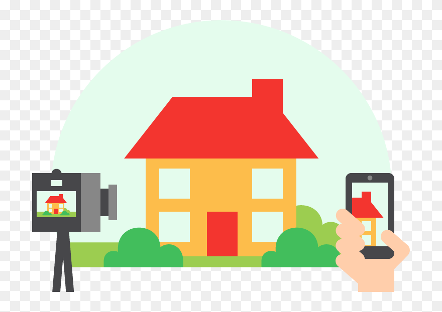 Home Clipart Home Visit - Illustration - Png Download