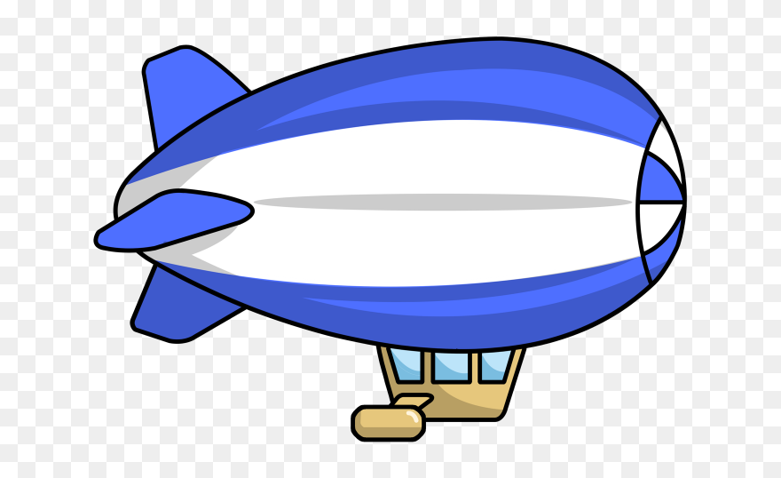 Transparent Blimp Clipart - Png Download