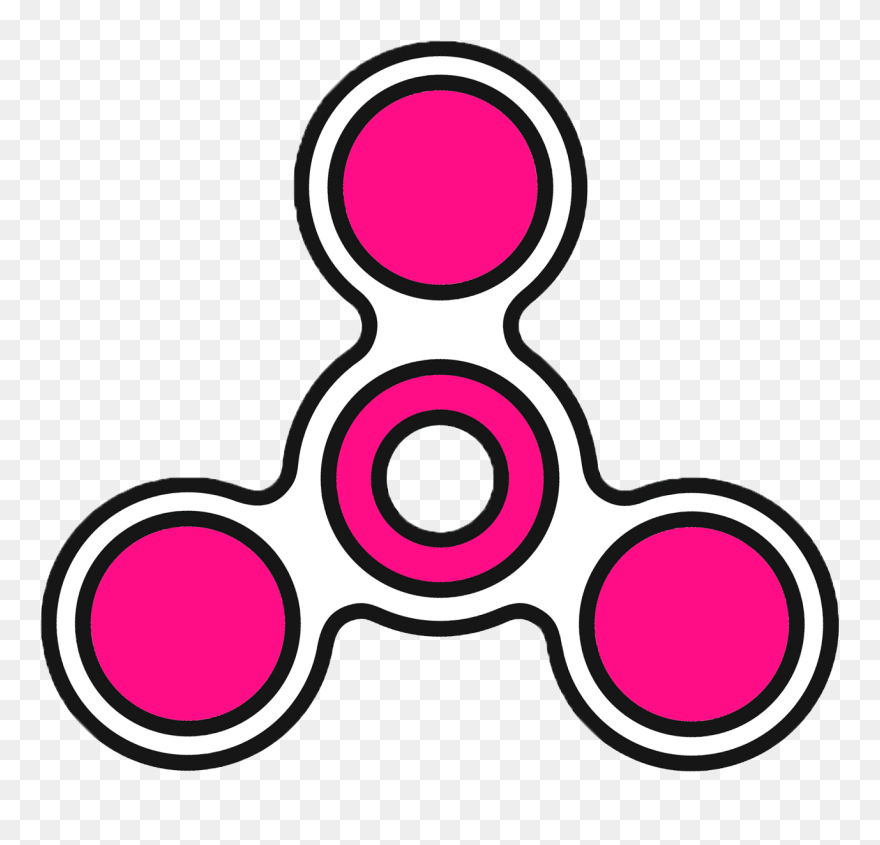 Fidget Spinner App & Stickers Messages Sticker-3 - Fidget Toy Clipart - Png Download