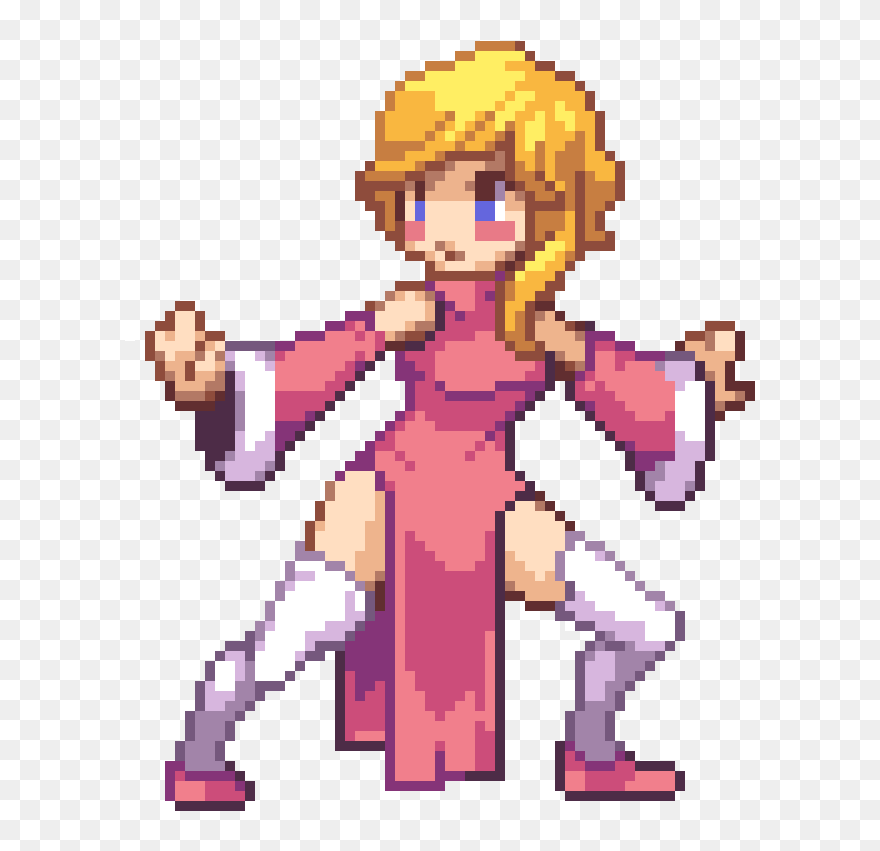 Pixel Art Girl Clipart