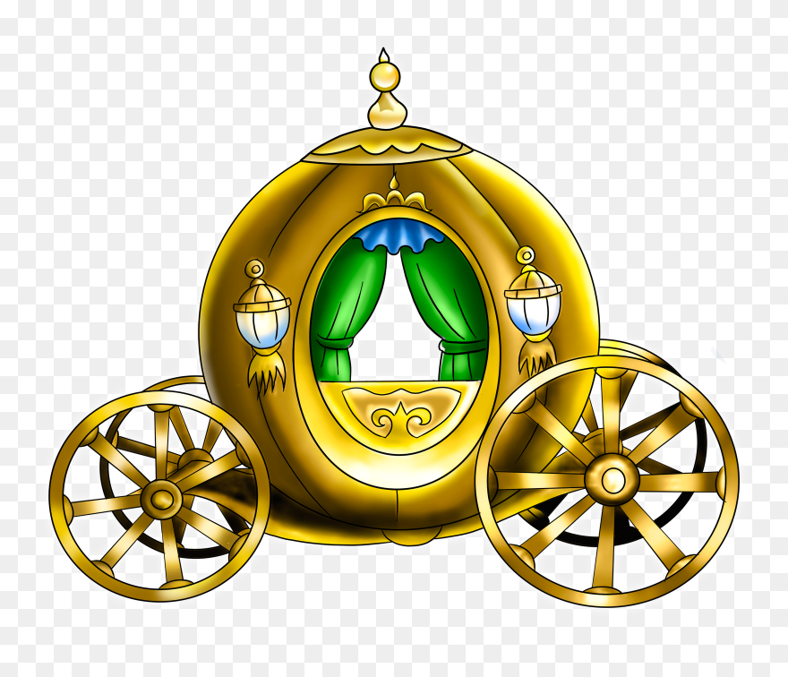 Клипарт Розовая Карета - Princesas Da Disney Para Imprimir Clipart