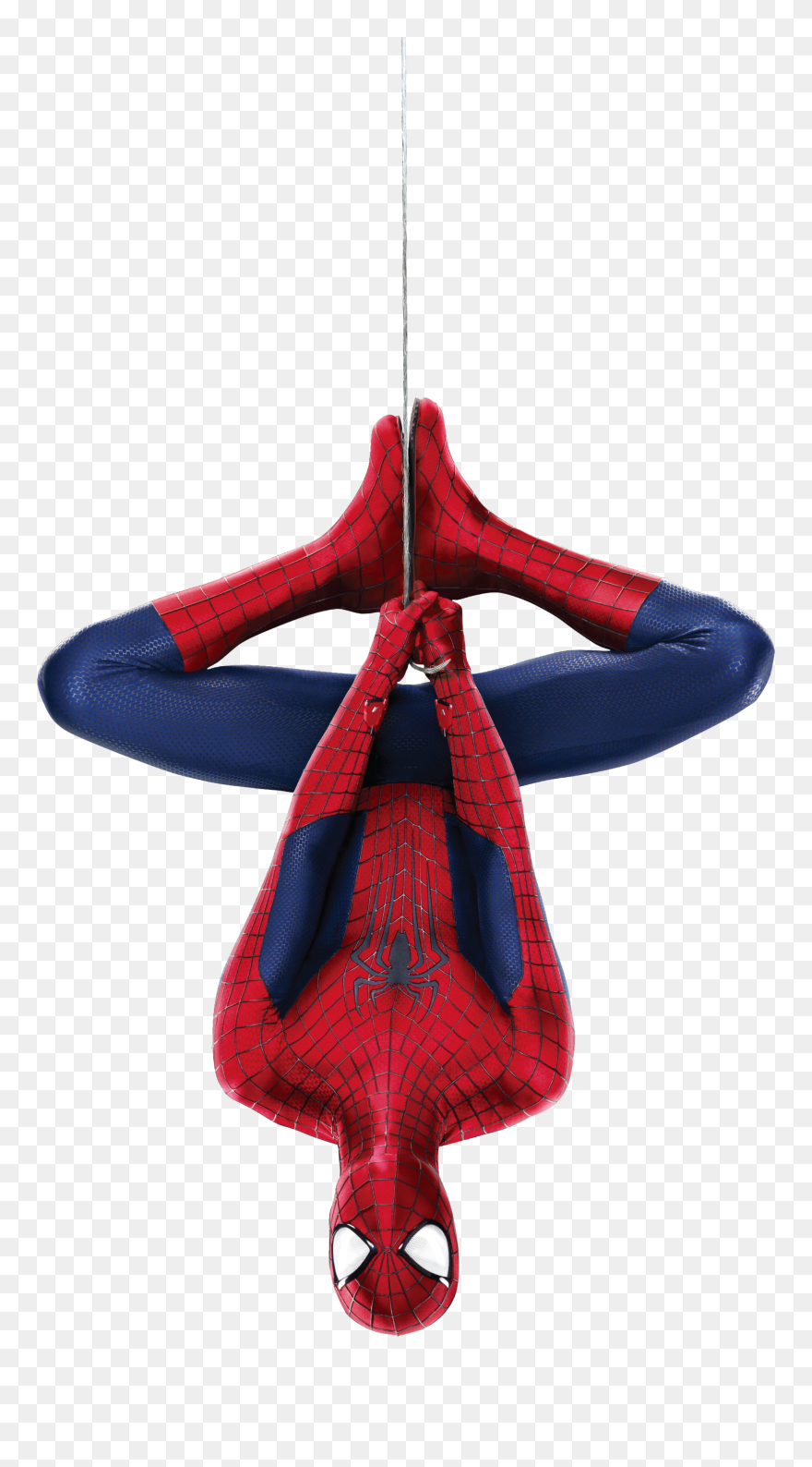 Spiderman Superhero Wall Spider-man Comics Decal Iron - Spiderman Hanging Upside Down Clipart