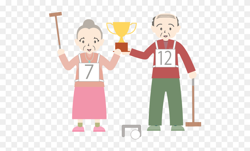 Oldage Exercise Cartoon Clipart