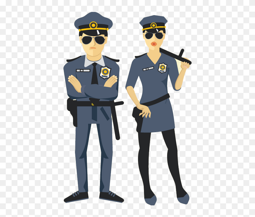 Duty Adhesive Picture Police Samsung Of Material Clipart - Policeman Cartoon Png Transparent Png