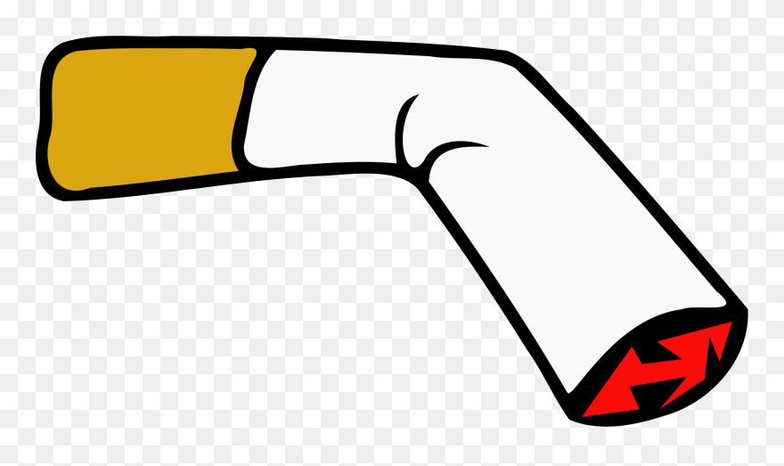 Clipart Of Ns, Cigarette And Tobacco , Png Download - Clipart Cartoon Cigarette Transparent Png