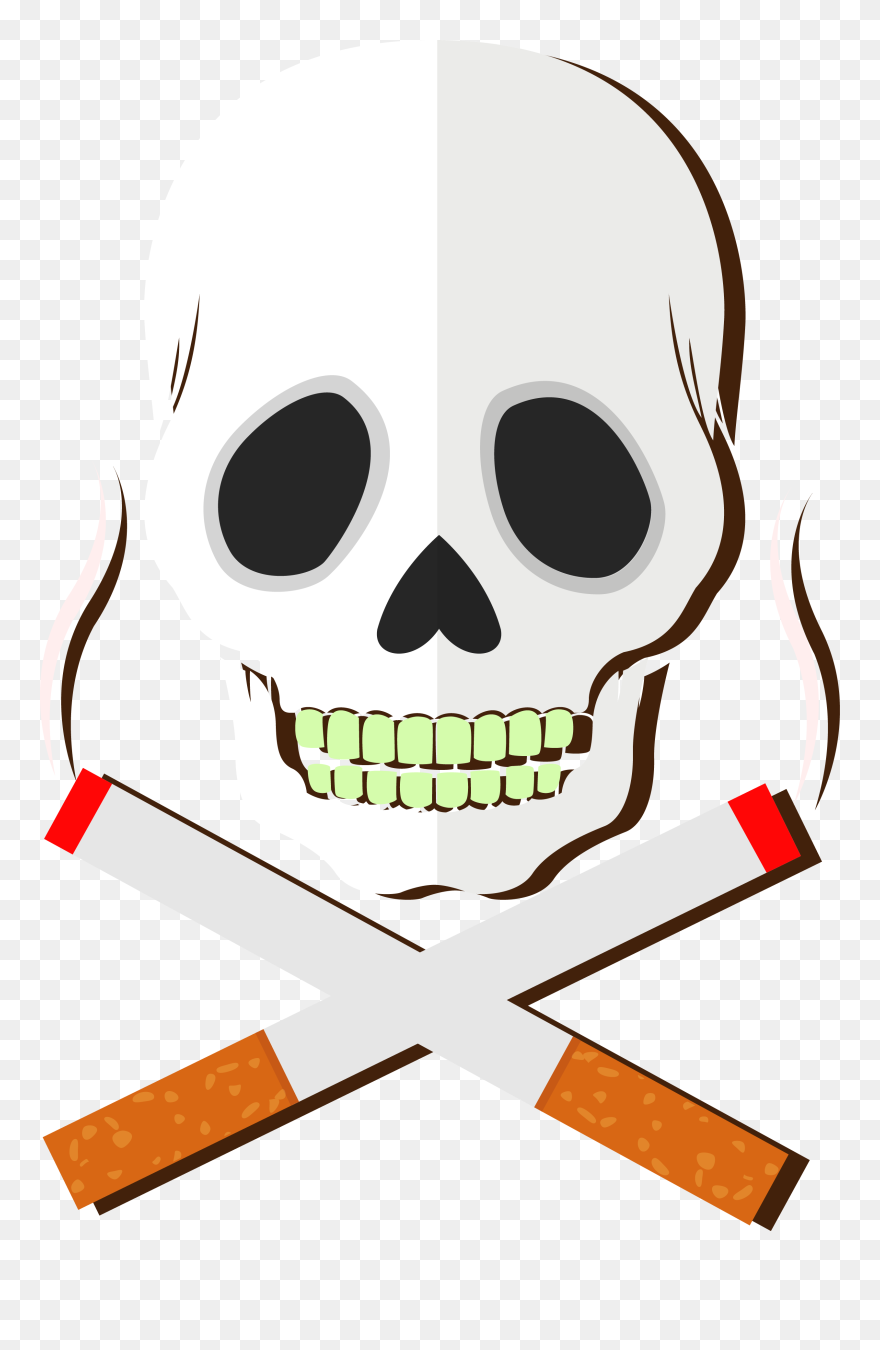 Cigarette Clipart Smoke Line - التدخين مضر بالصحة رسم - Png Download