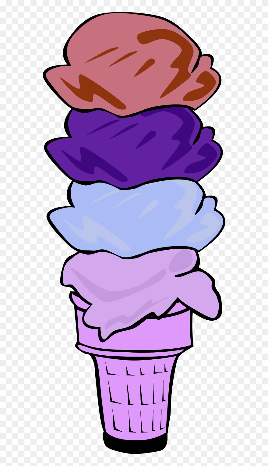 Ice Cream Cone Clip Art - Png Download