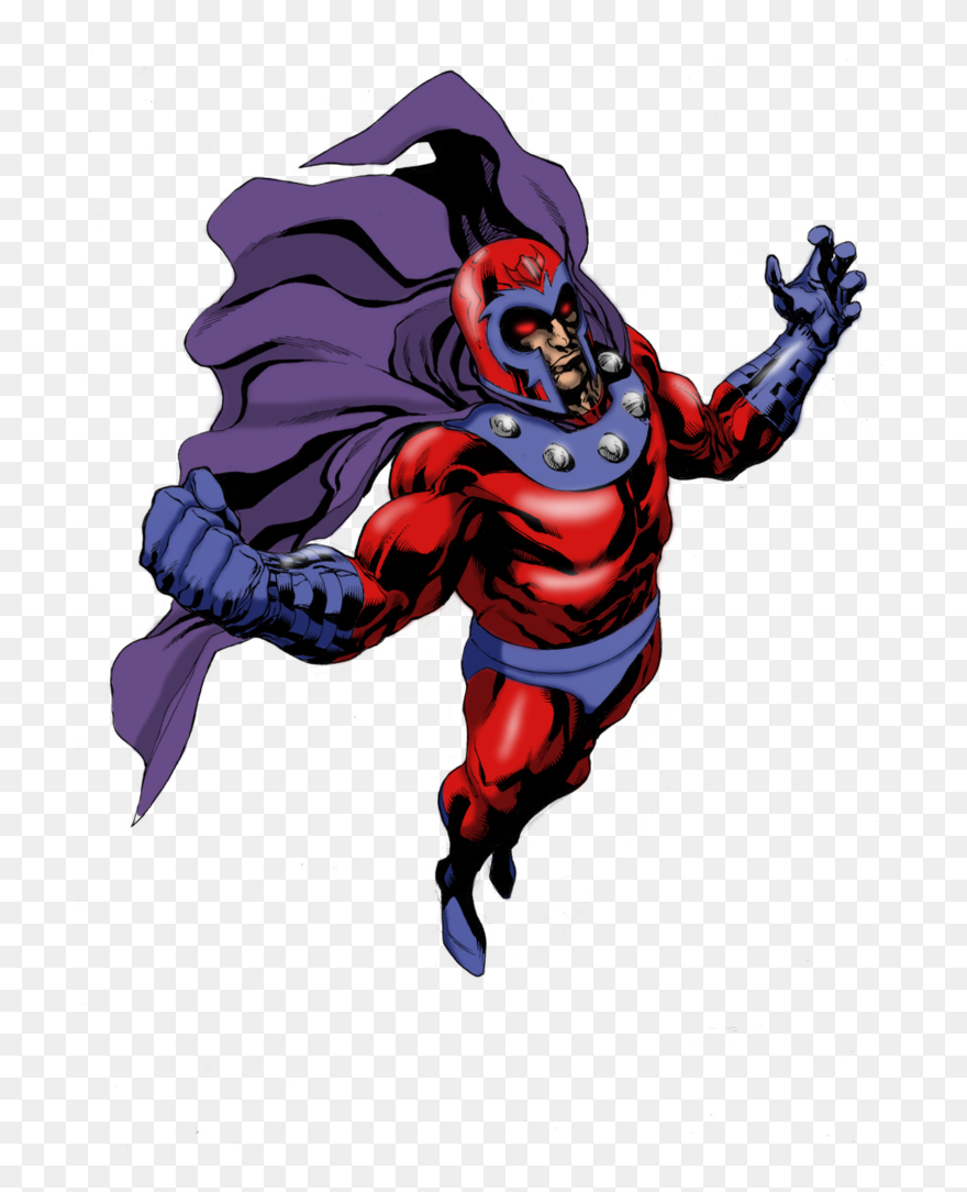 Marvel Superhero Clipart Nice Picture Royalty Free - Comic Magneto X Men - Png Download