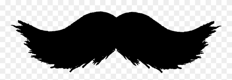 Handlebar Mustache Clip Art - Png Download