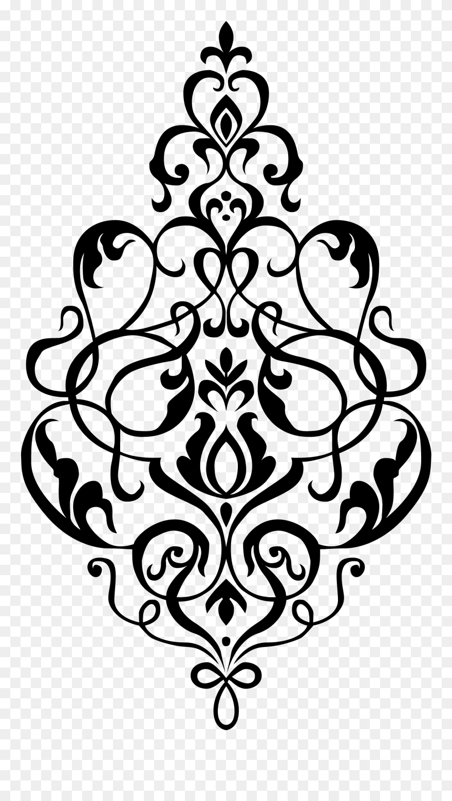 Damask Ornaments Clipart