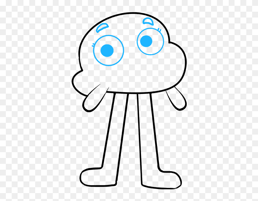 How To Draw Darwin Watterson Clipart