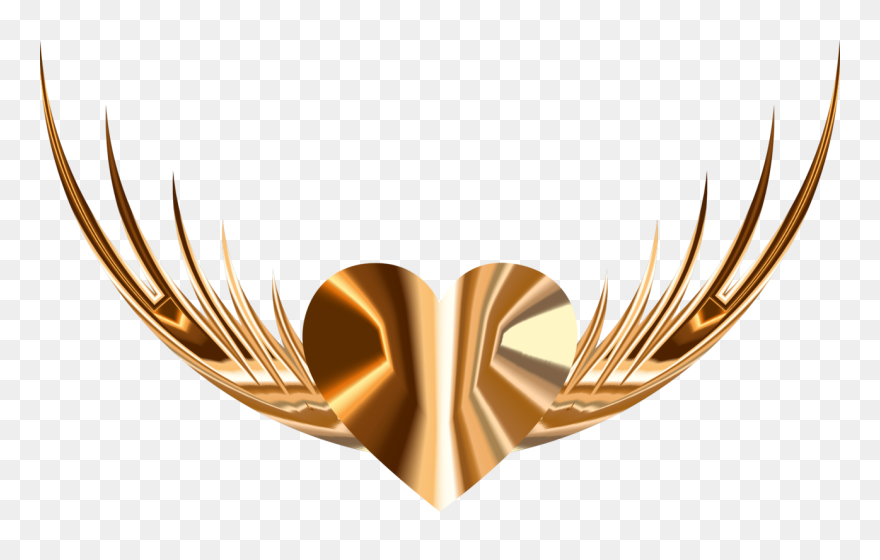 Computer Wallpaper,wing,gold - Portable Network Graphics Clipart