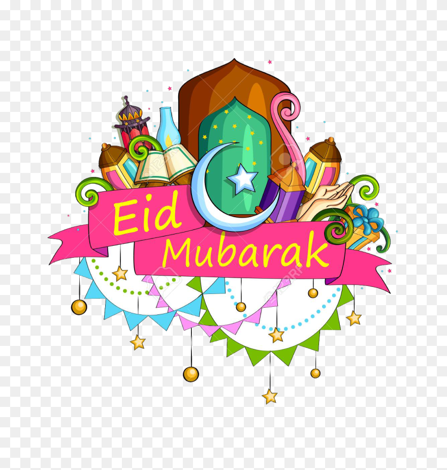 Transparent Strep Throat Clipart - Eid Mubarak Baby Png