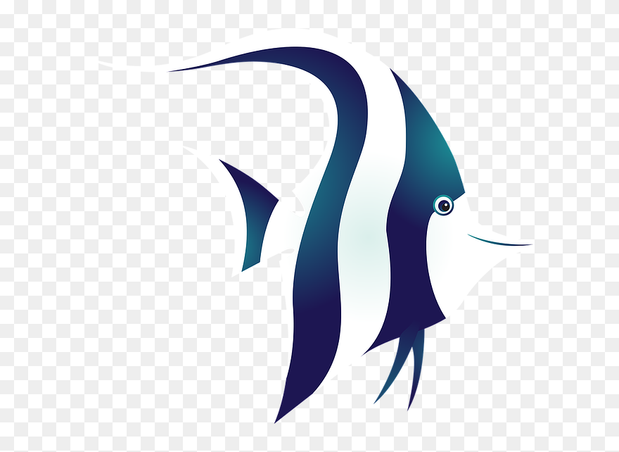 V - 6 - 8 93 - 8 Kbyte - Waterfall In The Tropics, - Peixe Tropical Png Clipart