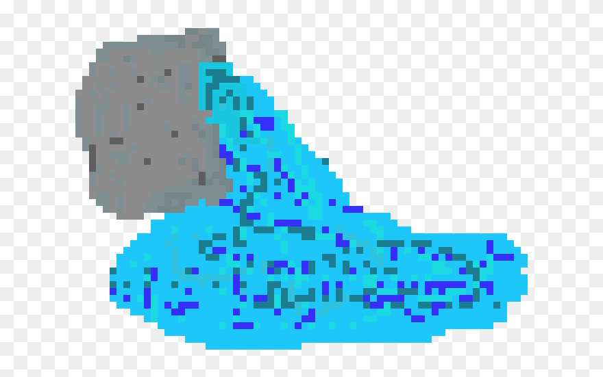 Transparent Waterfall Pixel Clipart